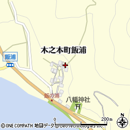 滋賀県長浜市木之本町飯浦周辺の地図