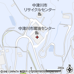 中津川市環境センター周辺の地図
