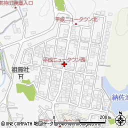 平成ニュータウン西周辺の地図