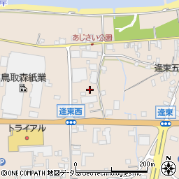 鳥取県東伯郡琴浦町逢束1076周辺の地図