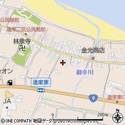 鳥取県東伯郡琴浦町逢束526周辺の地図