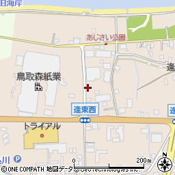 鳥取県東伯郡琴浦町逢束1078周辺の地図