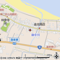 鳥取県東伯郡琴浦町逢束2周辺の地図
