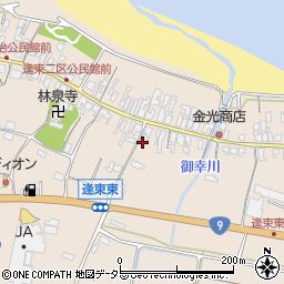 鳥取県東伯郡琴浦町逢束525周辺の地図