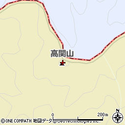 高関山周辺の地図