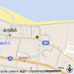 鳥取県東伯郡琴浦町逢束159周辺の地図