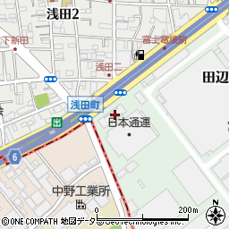 日本通運株式会社　オリンパス事業所周辺の地図