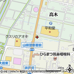 マクドナルド高富平和堂店周辺の地図