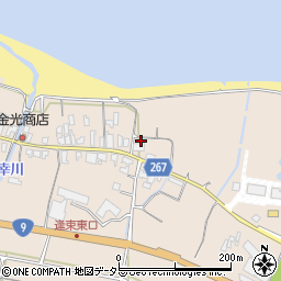 鳥取県東伯郡琴浦町逢束5周辺の地図