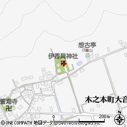 伊香具神社周辺の地図