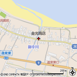 鳥取県東伯郡琴浦町逢束199周辺の地図