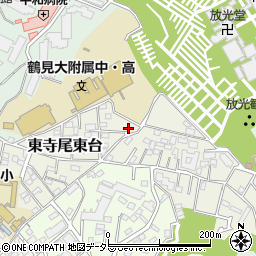 神奈川県横浜市鶴見区東寺尾東台16-23周辺の地図