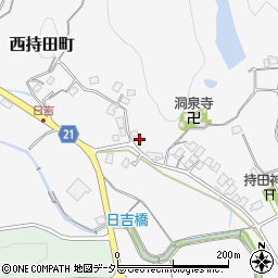 島根県松江市西持田町865周辺の地図