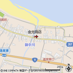 鳥取県東伯郡琴浦町逢束1301周辺の地図