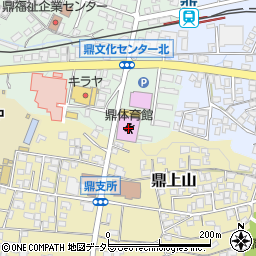 飯田市鼎公民館周辺の地図