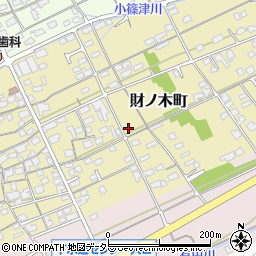 鳥取県境港市財ノ木町周辺の地図