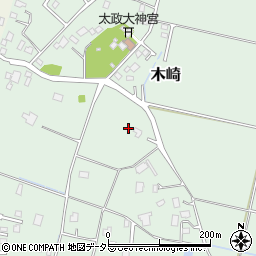 千葉県大網白里市木崎382周辺の地図