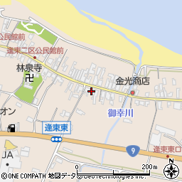 鳥取県東伯郡琴浦町逢束527周辺の地図