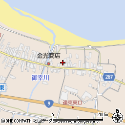鳥取県東伯郡琴浦町逢束188周辺の地図