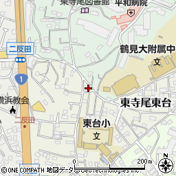 神奈川県横浜市鶴見区東寺尾東台10-14周辺の地図