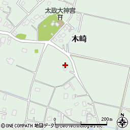 千葉県大網白里市木崎383周辺の地図