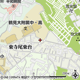 神奈川県横浜市鶴見区東寺尾東台16-18周辺の地図
