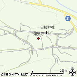 海見寺周辺の地図