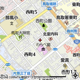 鳥取県鳥取市西町3丁目209周辺の地図