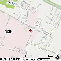 千葉県大網白里市富田2101周辺の地図