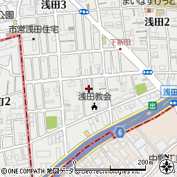 ムライ川崎支店周辺の地図