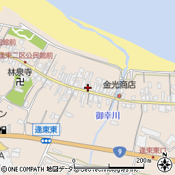 鳥取県東伯郡琴浦町逢束558周辺の地図