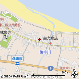 鳥取県東伯郡琴浦町逢束555周辺の地図