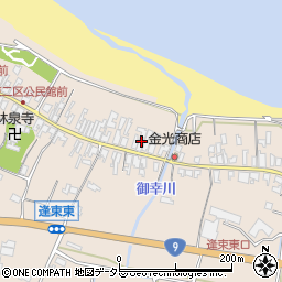 鳥取県東伯郡琴浦町逢束698周辺の地図