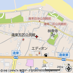 鳥取県東伯郡琴浦町逢束753周辺の地図