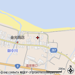 鳥取県東伯郡琴浦町逢束170周辺の地図