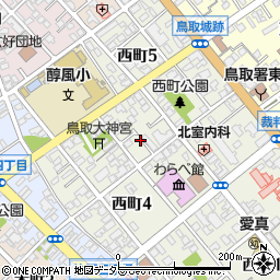 鳥取県鳥取市西町3丁目304周辺の地図