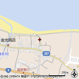 鳥取県東伯郡琴浦町逢束156周辺の地図