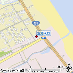 株式会社鳥取西部ジェイエイサービス　中浜給油所周辺の地図
