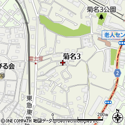 神奈川県横浜市港北区菊名周辺の地図
