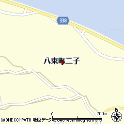 島根県松江市八束町二子周辺の地図