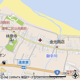 鳥取県東伯郡琴浦町逢束561周辺の地図