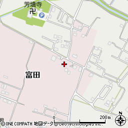 千葉県大網白里市富田2096周辺の地図