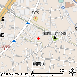 鶴間会館周辺の地図