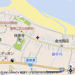 鳥取県東伯郡琴浦町逢束569周辺の地図