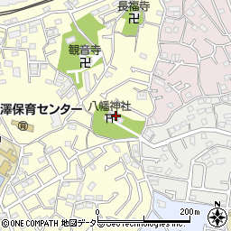 篠原八幡神社周辺の地図