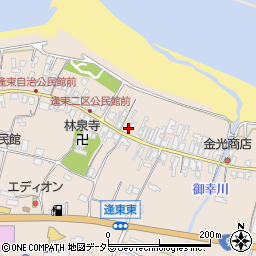 鳥取県東伯郡琴浦町逢束577周辺の地図