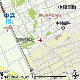 鳥取県境港市小篠津町1184-2周辺の地図