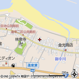 鳥取県東伯郡琴浦町逢束571周辺の地図