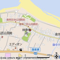 鳥取県東伯郡琴浦町逢束670周辺の地図