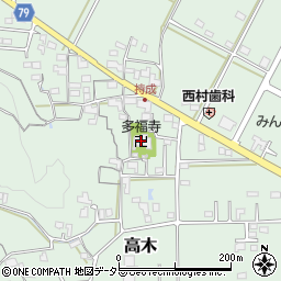 多福寺周辺の地図